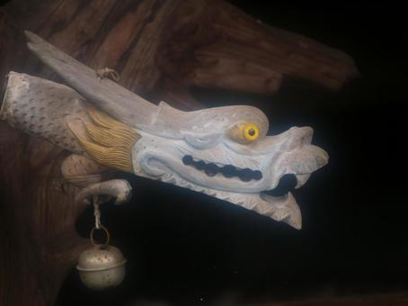 龍の装飾彫刻の写真