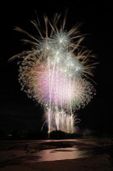 綺麗に撮れた安曇野花火_01 綺麗に撮れた安曇野花火_01の写真