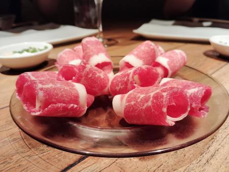 オビ オビ オビ,馬肉,レストランの写真素材