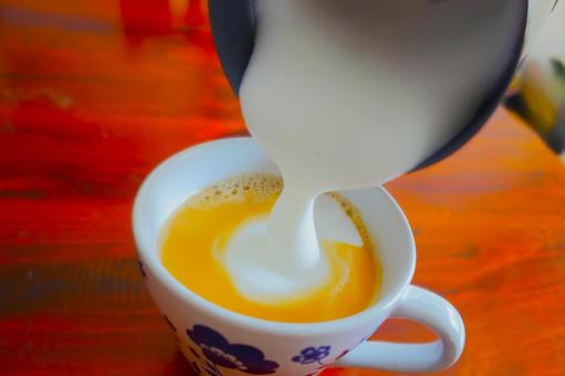 カフェラテ カフェラテの写真