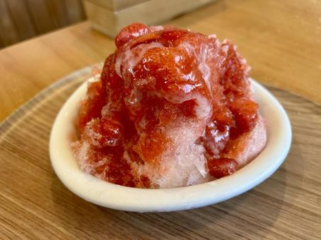 食べ物　かき氷 かき氷,純氷,氷の写真素材