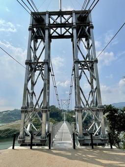 ダムパークいばきた 歩行者専用吊り橋 ダムパークいばきた 歩行者専用吊り橋 ダムパークいばきた,吊り橋,歩行者専用吊り橋の写真素材