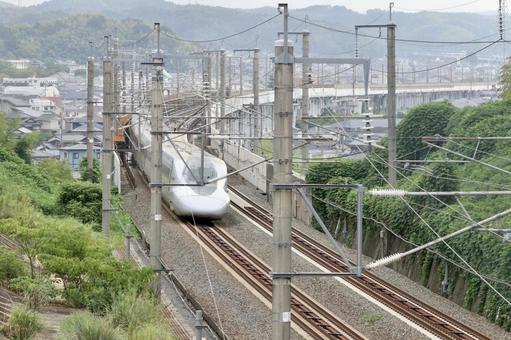 ひかり ひかり 新幹線,鉄道,jrの写真素材