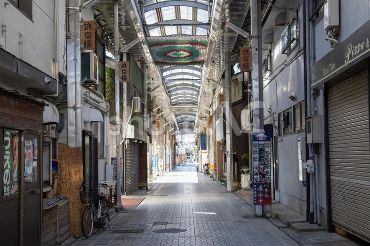 浜京極商店街 長浜大手門通り商店街 浜京極商店街,長浜大手門通り商店街,商店街の写真素材