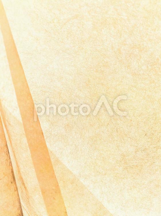 和紙　うすだいだい(左斜めライン)縦 和紙,紙,和風の写真素材