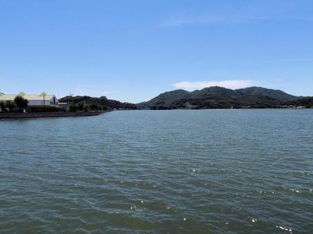 笠岡市　海の風景の写真