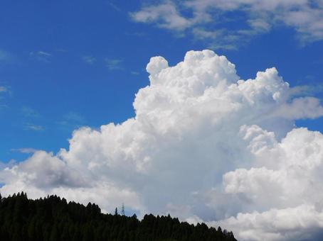 大きな雲 大きな雲の写真