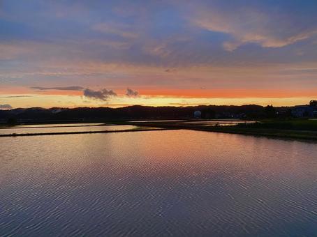 夕暮れ1 夕暮れ1 夕方,夕日,夕暮れの写真素材