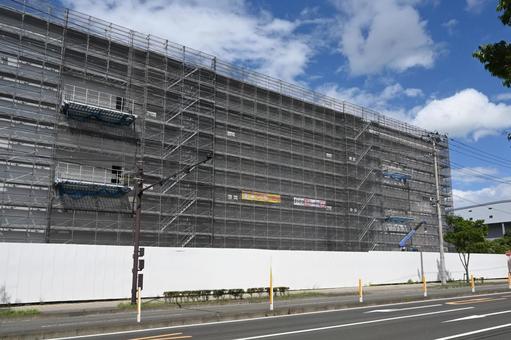 工事現場 工事現場の写真