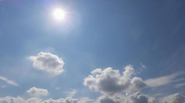 太陽と空の写真