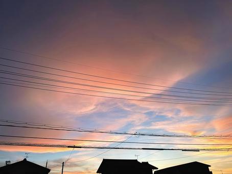 きれいな夕空-2 きれいな夕空-2の写真