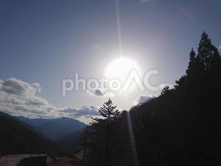 田舎の風景 風景,景色,山の写真素材