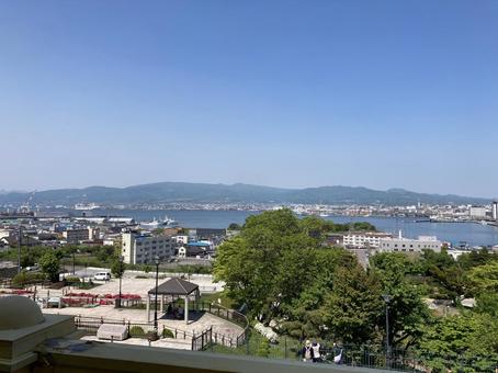 綺麗な町 風景,町並み,自然の写真素材