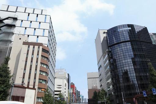 新橋 街並み 新橋 街並み 新橋,高層ビル,港区の写真素材