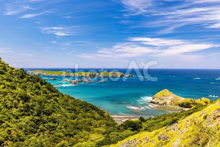 小笠原諸島　中山峠展望台から望む絶景 父島,小笠原諸島,小笠原の写真素材