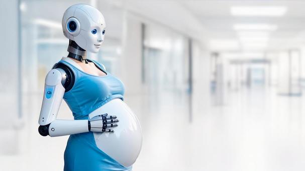 お腹の大きいロボット お腹の大きいロボットの写真