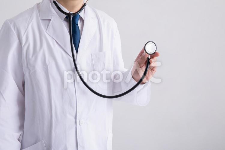 聴診器を持つ医者　Doctor 医者,医師,聴診器の写真素材