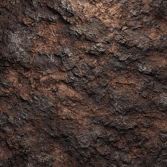 乾燥した地面の表面:茶色の土の質感 乾燥した地面の表面:茶色の土の質感の写真