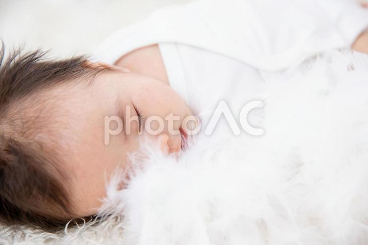 赤ちゃんのイメージ 赤ちゃん,お昼寝,眠るの写真素材
