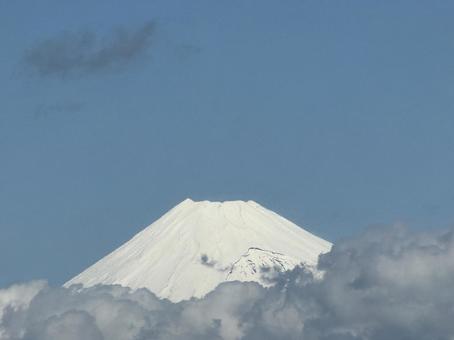 Photo, fuji mountain, snow, winter, 