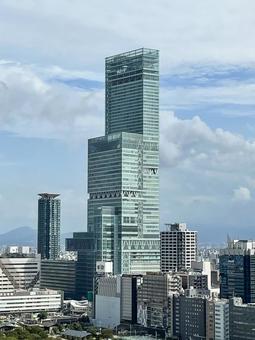 大阪・通天閣からの風景・あべのハルカス 大阪・通天閣からの風景・あべのハルカス 大阪,通天閣,あべのハルカスの写真素材