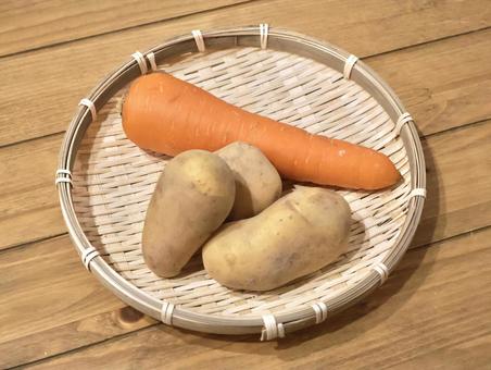 にんじんジャガイモ にんじんジャガイモの写真