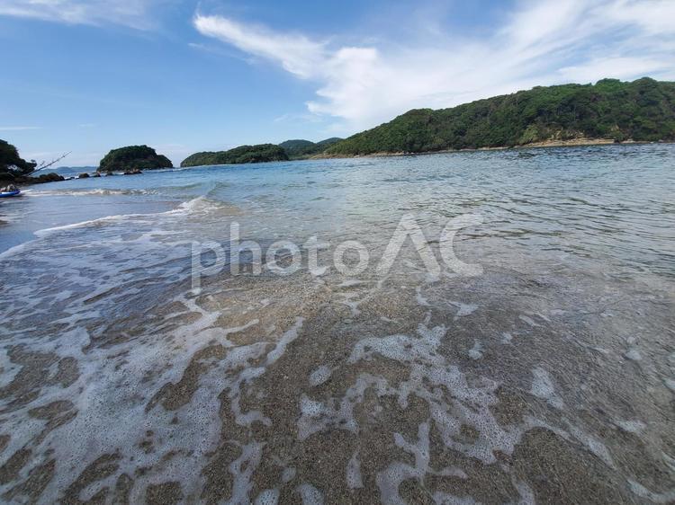 海　無人島 sup,海,水域の写真素材