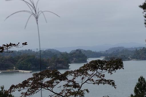 小島を望む（宮城県東松島市） 日本三景,松島,宮城の写真素材