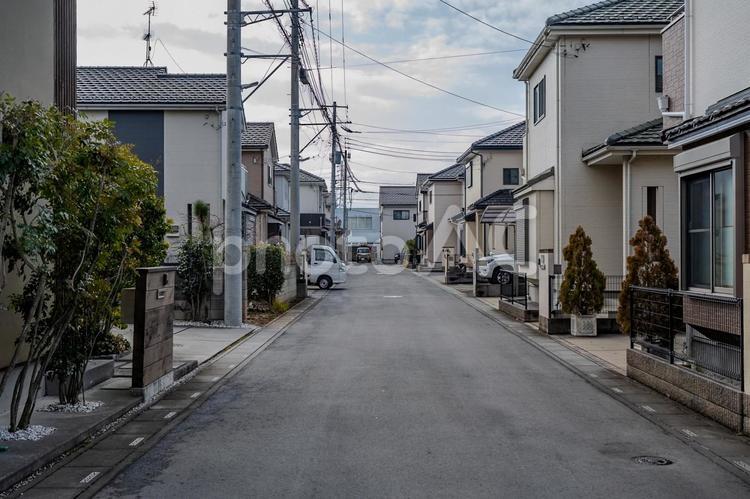 桶川市の住宅 住宅,建物,家の写真素材