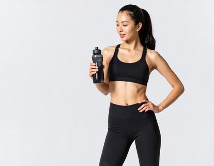 女性モデル 運動 ダイエットの写真