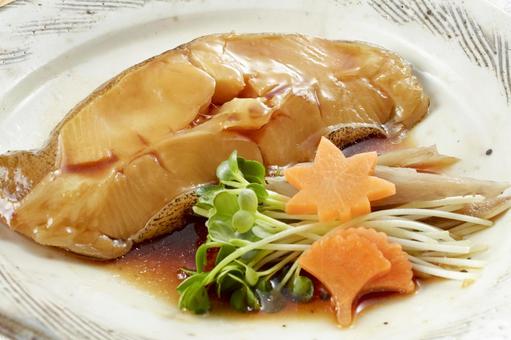 カレイの煮付け カレイの煮付け カレイの煮付け,カレイ,煮付けの写真素材
