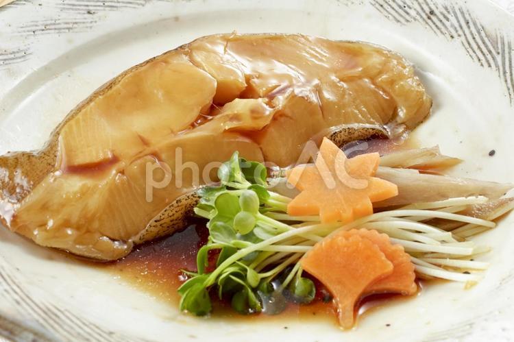カレイの煮付け カレイの煮付け,カレイ,煮付けの写真素材