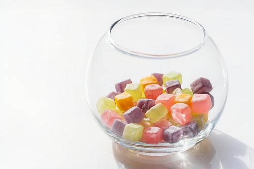 カラフルグミ(キューブ)2 カラフルグミ(キューブ)2 カラフル,ガーリッシュ,甘いの写真素材