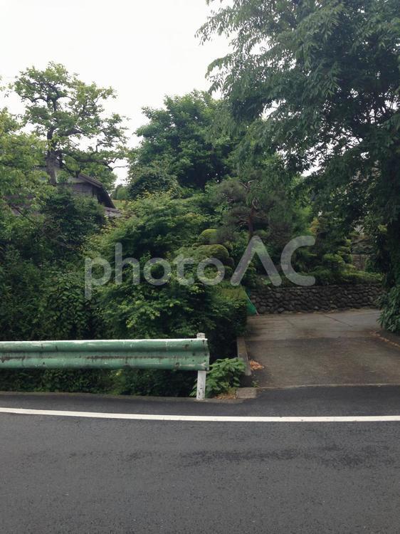 とある道の一連の景色22 道,町,街の写真素材