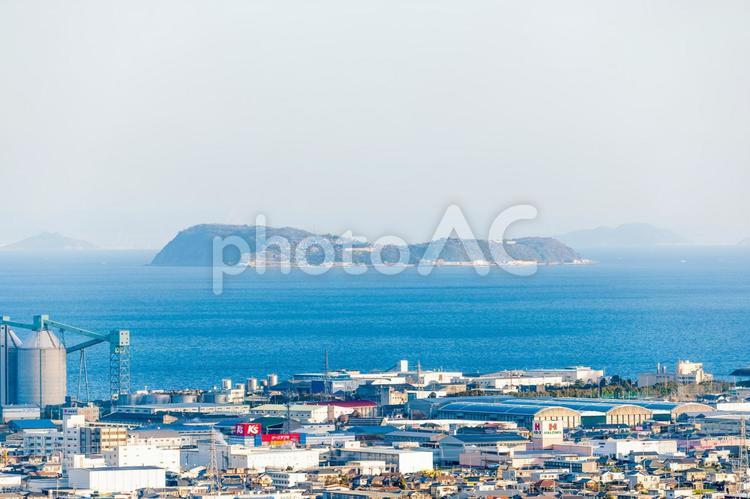 日常の風景 背景,ひょっこりひょうたん島,イメージの写真素材