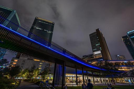 都市夜景 都市夜景 都市夜景,夜景,大阪の写真素材