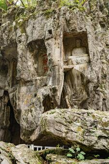 杭州・霊隠寺 飛来峰 霊隠寺,飛来峰,杭州の写真素材