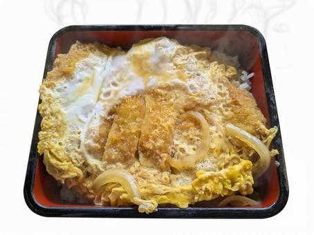 かつ重　切り抜き01 かつ重,ご飯物,店屋物の写真素材