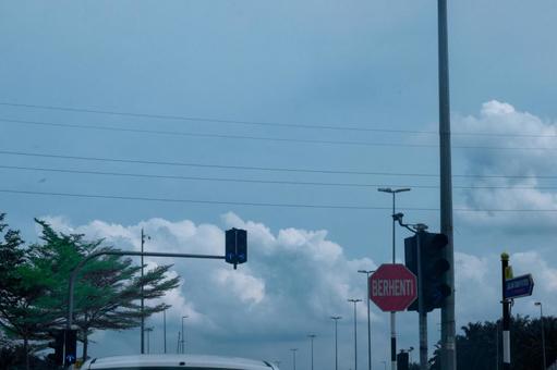 マレーシアの信号機 マレーシアの信号機 信号機,赤信号,青信号の写真素材