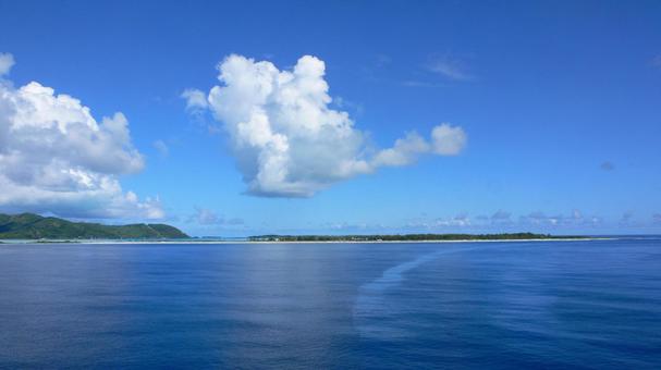 美しい海と島 美しい海と島の写真