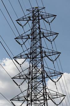 高圧鉄塔の写真