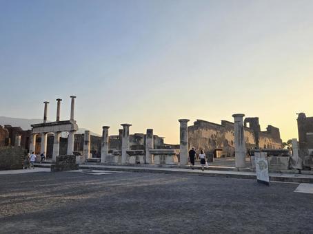 イタリア旅行　ポンペイの写真