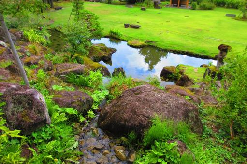 新潟県-旧関山宝蔵院庭園 新潟県-旧関山宝蔵院庭園の写真