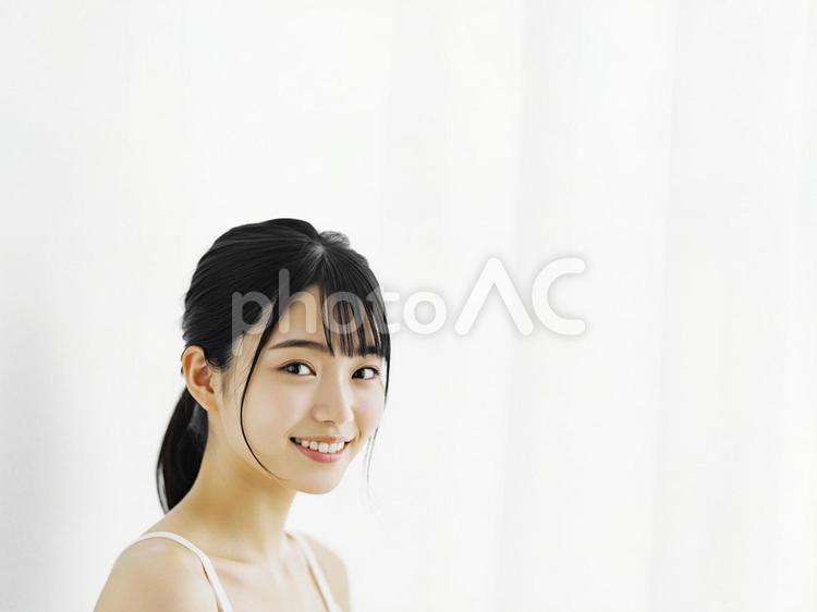 美容系のバナーに使えそうな女性 女性,スキンケア,素肌の写真素材