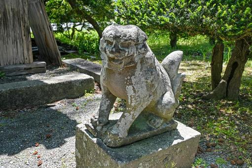 岩手・遠野市 常堅寺 十王堂 カッパ狛犬 常堅寺,狛犬,カッパの写真素材