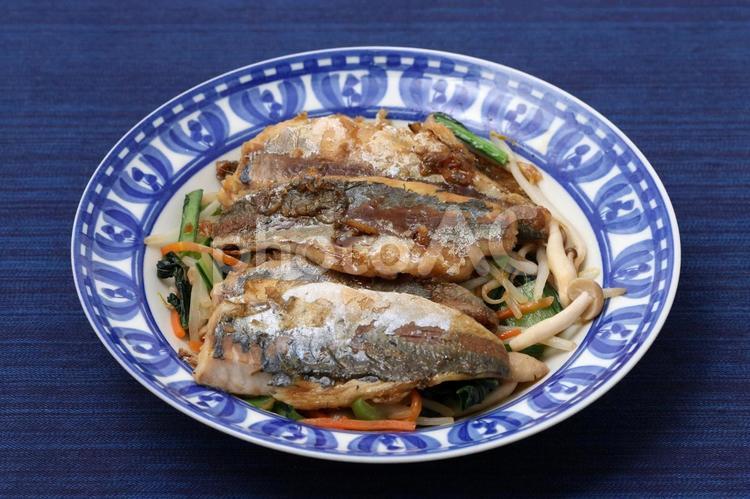 鯖の蒲焼き 鯖,魚,料理の写真素材