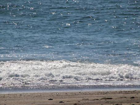 波打ち際 自然,風景,背景の写真素材