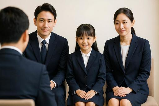 小学校受験の親子面接 小学校受験の親子面接の写真
