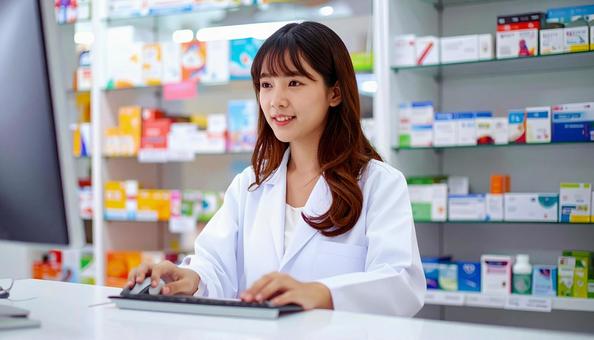 働く薬剤師 働く薬剤師の写真
