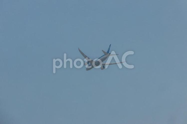 また会う日までの風景 飛行機,航空機,旅客機の写真素材